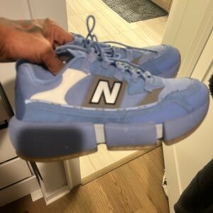 New Balance Blue and White Athletic Shoes